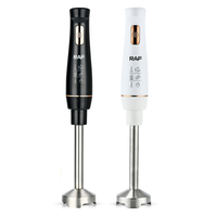 RAF Offre Spéciale Rétractable 4 Lames En Acier Inoxydable Polyvalent Bâton Électrique Immersion Ensemble de Mélangeur à Main