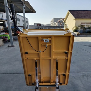 Chinois Heavy Duty <span class=keywords><strong>Électrique</strong></span> Mini Dumper 500kg Capacité Pliant Construction <span class=keywords><strong>Brouette</strong></span> Avec Roulement Sur Chenilles Chargeur Mouvement - Product Image 3