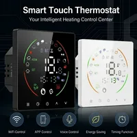 Nuevo Diseño de Termostato de Pared con Pantalla Táctil Programable, Ahorro de Energía, Control por WiFi con Aplicación Tuya, para Calefacción Eléctrica/de Piso/Caldera