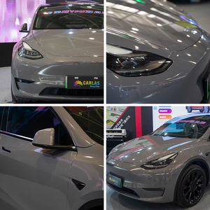 Carlas ฟิล์มสีเพ้นท์แห้งและเปียกรักษาตัวเอง PPF สีเงินจิ้งจอกสีเทาสีป้องกันรถยนต์ฟิล์มห่อสี - Product Image 2