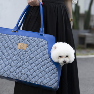 Lüks taşınabilir Pet taşıyıcılar rahat kedi keseler büyük kapasiteli köpek seyahat çantası köpek koşum ile açık araba klozet kapağı - Product Image 1