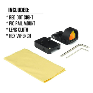 1x21 Mét Mini Red Dot nhỏ gọn phản xạ Sight với Auto-off/Shake-Awake Holographic săn bắn quang phạm vi <span class=keywords><strong>3</strong></span> KHÁC NHAU reticles - Product Image 3