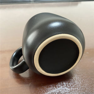 ราคาถูกถ้วยเซรามิกเคลือบสีดำที่มีโลโก้,14ออนซ์400มิลลิลิตรรอบแก้วเซรามิกเป็นของขวัญโปรโมชั่น - Product Image 3