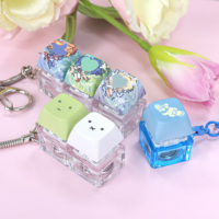 Custom Multiple Shaped Keycaps Keychain Toy Keyboard Shape Keychain Fidget Keychain Mechanical Keyboard Custom Keycaps Design