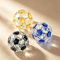 Ballons de football en cristal multicolores créatifs en gros – Ornements de récompenses sportives – Autres objets artisanaux en cristal