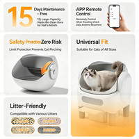 Litière automatique autonettoyante pour chat Elecpet surdimensionnée en acier inoxydable 304 – Service de personnalisation en gros