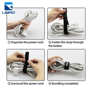 <span class=keywords><strong>Sangle</strong></span> auto-agrippante robuste en polyester/nylon éco-responsable 20*600mm, personnalisable <span class=keywords><strong>avec</strong></span> impression 1-10cm, sans métal, refermable pour montre - Product Image 2
