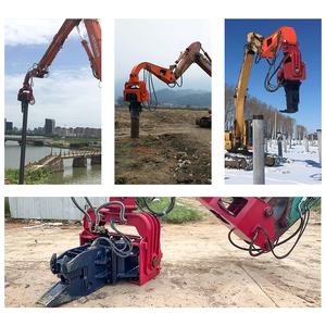 מיני חופר הידראולי נהג ערימה סולארי עם מכונת רכבת מעקה ומנוע ליבה פוטו - Product Image 4