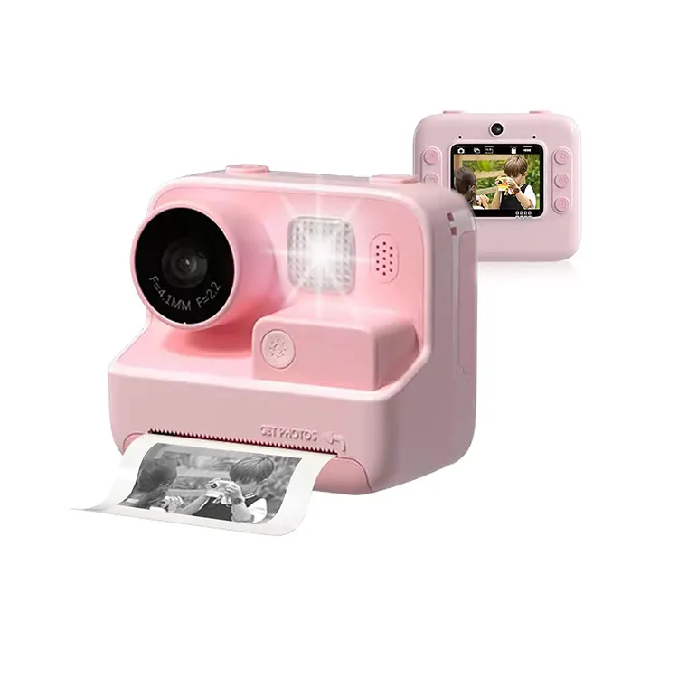 Camera for Kids Instant Print Camera Selfie Video Camera for Kids Image and Video Recorder Educational Toy for Boys Girls