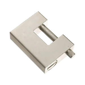 Cadenas blindé monobloc extra épais en fer antirouille avec double verrouillage à levier pour la sécurité des conteneurs et des entrepôts - Product Image 3