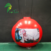 Costume gonflable rouge en PVC double couche personnalisé Hongyi pour adultes