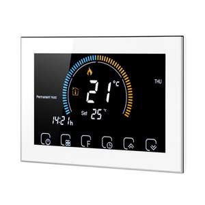 Thermostat intelligent programmable Wi-Fi 95-240V, 5+1+1 six périodes, commande vocale par application, rétroéclairage LCD, chaudière à eau/gaz, <span class=keywords><strong>chauffage</strong></span> thermore - Product Image 5
