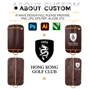 Sacs anti-poussière personnalisés en gros, sacs de luxe pour vêtements, sacs anti-poussière non tissés portables, pliables, imperméables avec logo personnalisé pour costumes - Product Image 3