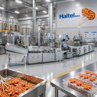 Offre Spéciale : Machine à fabriquer des bonbons à haute efficacité pour l'usine de sucettes plates arc-en-ciel