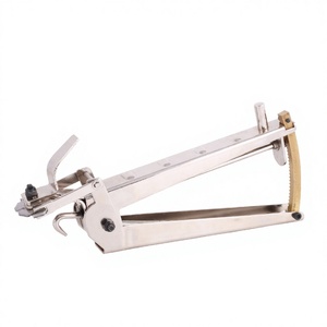 SONO JS105 Manual wire winding hand <b>tool</b>, gray metal structure, quickly <b>cuts</b> and winds wire, equipped with carbon steel blades - Product Image 1