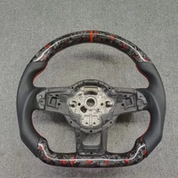 Volant en fibre de carbone forgé pour Volkswagen VW Golf MK7 7.5 GTI GTD GTE R 2013-2020 Polo GTI CC pour Tiguan Passat