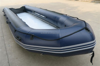 JIA HAI BATEAU ASM-8 8m Bateau de pêche gonflable avec matériau PVC Plancher en aluminium certifié CE Capacité de 10 personnes