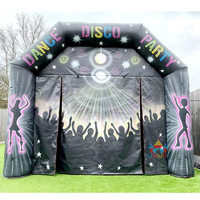 Tente Disco Gonflable Professionnelle, Abri de Fête Gonflable, Cabine de Danse Gonflable en PVC Personnalisé pour Location de Fêtes en Extérieur