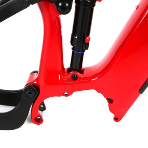 EM10 Carbon Fiber Mountain Bike <b>Frame</b> 140mm Travel Mid Motor Electric <b>Bicycle</b> <b>Frame</b> Lightweight Design - Product Image 1