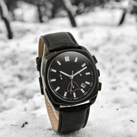Usine de bijoux Shenzhen Capstan, vente en gros de montres à quartz carrées noires pour hommes, petite série, logo personnalisé, texture crocodile, cuir noir
