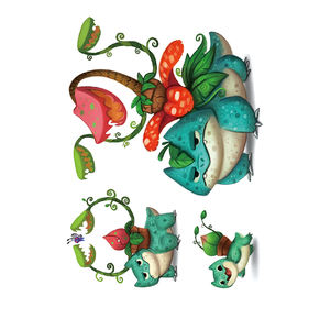 Tem nhãn dán hình xăm tạm thời chống nước, in chuyển nhiệt, tùy chỉnh, bán chạy, họa tiết hổ/chó, màu sắc CMYK/PMS - Product Image 6