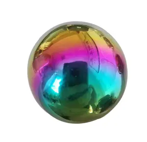 金属製中空ボール装飾用ステンレススチールポリッシュカラーボール
