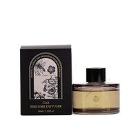 Diffuseur de parfum liquide en verre pour voiture, désodorisant haut de gamme pour voiture neuve, éliminateur d'odeurs et de formaldéhyde, accessoire intérieur en bois