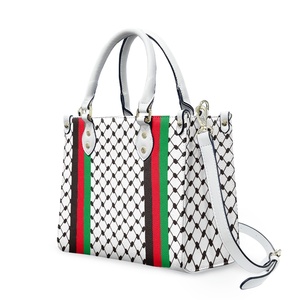 Phụ nữ chất lượng cao PU túi xách với Keffiyeh thiết kế, PU Túi xách dành cho phụ nữ, palestin mặt hàng quà tặng, Hải Quan Túi xách - Product Image 4