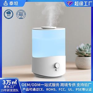 Humidificateur de bureau transfrontalier 2,5 L grande capacité de pulvérisation, aromathérapie, usage domestique, couleur blanche, alimentation électrique - Product Image 4