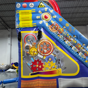 Bán hàng nóng sân chơi phim hoạt hình <span class=keywords><strong>Inflatable</strong></span> Trampoline Robot chủ đề khô <span class=keywords><strong>Inflatable</strong></span> Land trượt trượt <span class=keywords><strong>Inflatable</strong></span> - Product Image 6