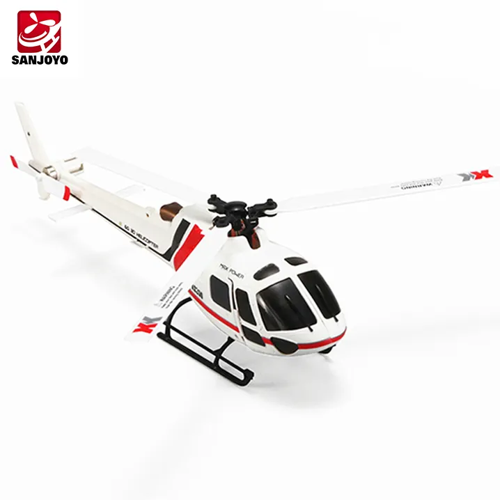 K123 rc helicóptero 6ch, brinquedo voador sem escova 3d/6g