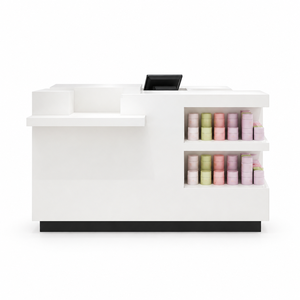 Estanterías de Exhibición para Tiendas de Cosméticos Personalizadas, Diseño Interior de Tiendas Minoristas de Madera, Góndola de Maquillaje para Boutique de Belleza - Product Image 4