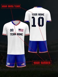 American jersey, <b>T</b>-<b>shirt</b>, and soccer apparel factory offers customization.F10 - Product Image 3