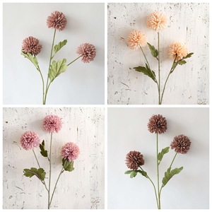 CallaFloral Artificial <b>Flower</b> Single Branch Brown Purple <b>Light</b> Brown Indoor Decor Wedding Decoration INS Style Craft - Product Image 3