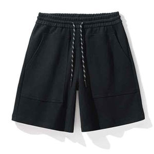 Pantalones Cortos de Verano para Hombre, Transpirables, de Poliéster, Estilo Casual, Largos hasta la Pantorrilla, con Cordón Ajustable y Bolsillos Grandes, Estilo Urbano Americano - Product Image 6