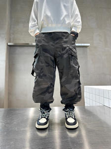 <span class=keywords><strong>Pantalon</strong></span> de camouflage décontracté en coton pour garçons vêtements de printemps et d'automne pour enfants de 4 à <span class=keywords><strong>12</strong></span> <span class=keywords><strong>ans</strong></span> <span class=keywords><strong>pantalon</strong></span> <span class=keywords><strong>cargo</strong></span> avec coupe confortable - Product Image 3