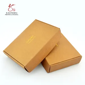 Großhandel Packungsbox aus Kraftpapier kundenspezifische Flexibilität Kleidung Unterwäsche Pelz intelligente Elektronik faltbarer Kartonbox für den Laden