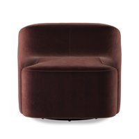 Fauteuil pivotant en velours de luxe, fauteuil design moderne pour salon, canapés et chaises d'hôtel