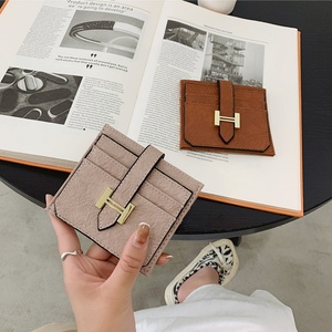 Boshiho Customized Coin Pouch Slim Front Pocket <b>Wallet</b> <b>RFID</b> Blocking Leather Card Holder Purse - Product Image 6
