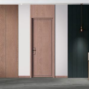 Opération tranquille écologique de porte affleurante moderne d'approvisionnement de projet pour la commande en gros d'appartement d'hôtel - Product Image 5