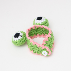 New cross-border handmade knitted pet <b>collar</b>, puppy scarf, headband, pet supplies mini <b>collar</b> - Product Image 1
