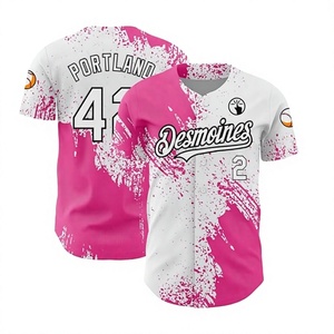 Camiseta de Béisbol Personalizada con Botones, Nombre y Número del Equipo Bordados, Uniforme Deportivo para Hombres, Mujeres y Niños, Ropa de Softbol - Product Image 3