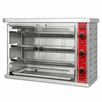 Four à rôtir au gaz commercial pour poulet, 3 niveaux, chauffage infrarouge, rotation automatique, machine à rôtir le poulet