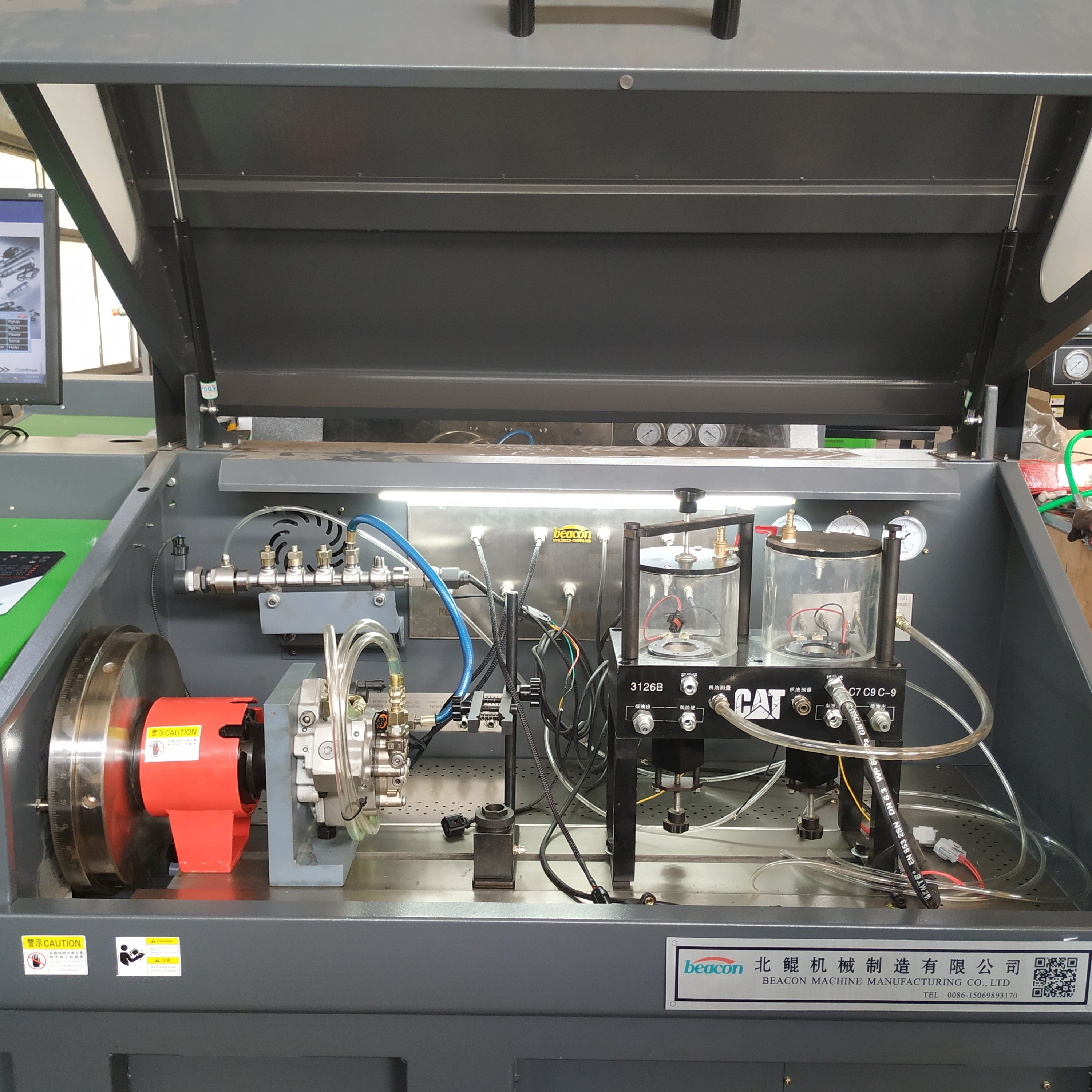 BC-CR708 eléctricos heui común carril inyector diesel de prueba de la bomba de banco