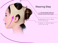 Plus de commentaires Sangle amincissante pour le visage Réduire le bandage à double menton V