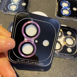 Di lusso 3D di protezione dell'obiettivo della fotocamera in metallo anello di <span class=keywords><strong>vetro</strong></span> per <span class=keywords><strong>Iphone</strong></span> 16 14 <span class=keywords><strong>13</strong></span> Pro Max 9h di protezione dello schermo in <span class=keywords><strong>vetro</strong></span> <span class=keywords><strong>temperato</strong></span> - Product Image 5