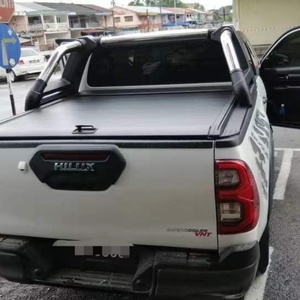 Cubiertas Retráctiles Manuales Rígidas de Aluminio Impermeables al por Mayor para Camionetas Nissan Navara NP300 - Product Image 3