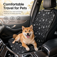 Housse de siège avant de voiture imperméable pour animaux de compagnie, protection de siège de voiture pour chien et chat en tissu Oxford, vente en gros