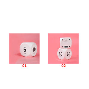 Venta al por mayor WMT57 Temporizador con sensor de gravedad en forma de cubo, nuevo diseño, multifunción, recordatorio para estudiantes, calculadora, reloj de arena, cocina - Product Image 2