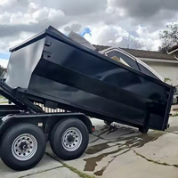 Nouveau produit de 15 à 40 verges cubes pour le retrait des déchets solides des bennes à ordures avec assistance technique professionnelle